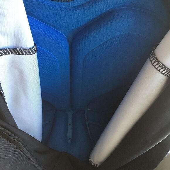 Padded Shockproof‎ mens XXL Cycling Leggings  Shorts blue black Ankle Zip - Picture 10 of 10